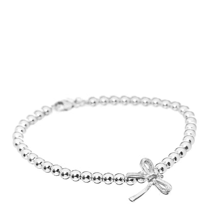 [Stellar jewels]STERLING SILVER BOW BEAD BRACELET