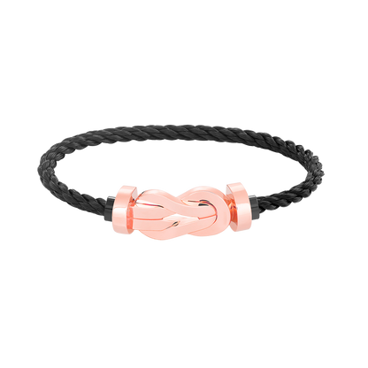 [Stellar Jewelry]CHANCE LARGE 8 FIGURE BUCKLE NO DIAMOND BRACELET ROSE GOLD