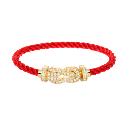 [Stellar Jewelry]CHANCE LARGE 8 FIGURE BUCKLE FULLDIAMOND BRACELET GOLD