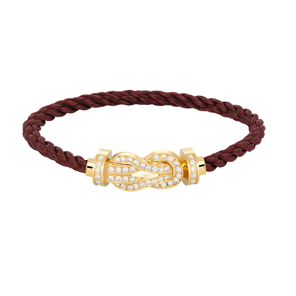 [Stellar Jewelry]CHANCE LARGE 8 FIGURE BUCKLE FULLDIAMOND BRACELET GOLD