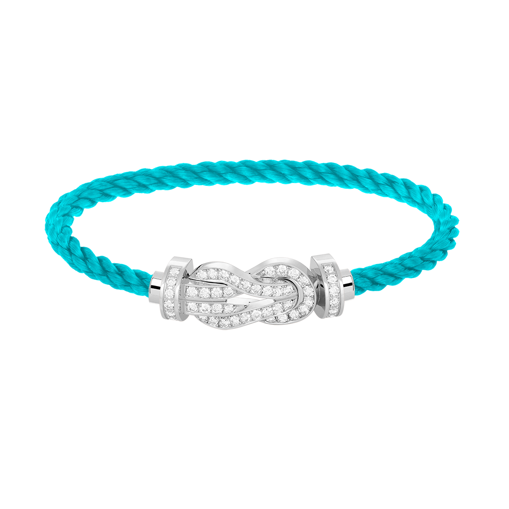 [Stellar Jewelry]CHANCE LARGE 8 FIGURE BUCKLE FULL DIAMOND BRACELET SILVER