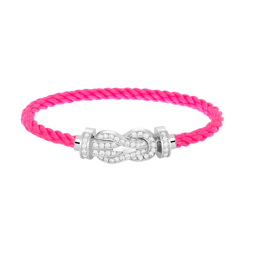 [Stellar Jewelry]CHANCE LARGE 8 FIGURE BUCKLE FULL DIAMOND BRACELET SILVER