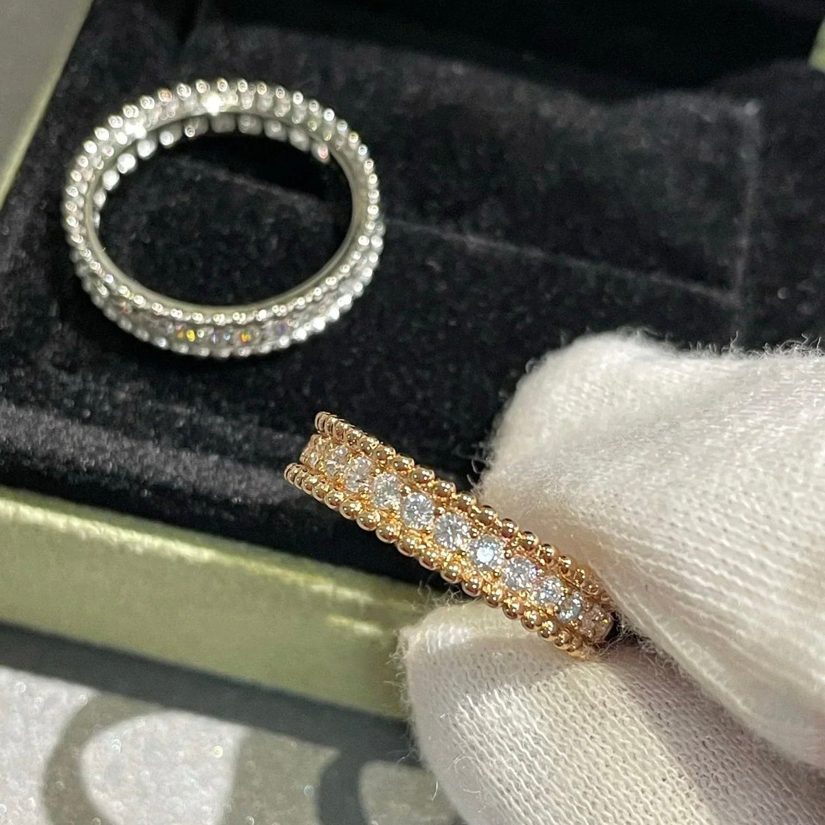 [Stellar Jewelry]PERLEE DIAMOND SILVER RING