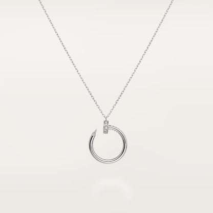 [Stellar Jewelry]JUSTE NECKLACE HALF DIAMOND