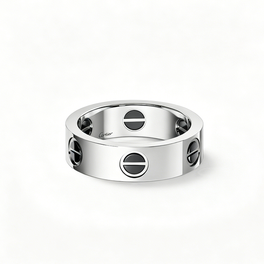 [Stellar Jewelry]LOVE RING 5.5MM NO DIAMONDS  CERAMIC