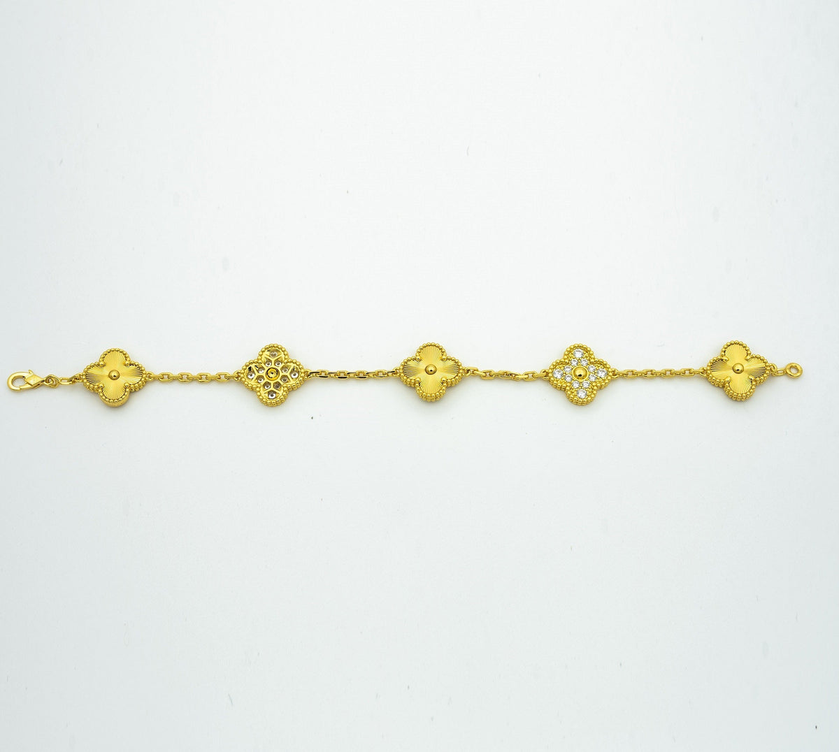 [Stellar Jewelry] CLOVER 5 MOTIF LASER BRACELET COLLECTION