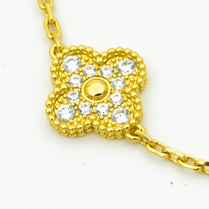 [Stellar Jewelry] CLOVER 5 MOTIF LASER BRACELET COLLECTION