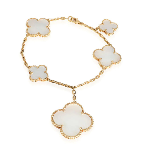 [Stellar Jewelry]MAGIC CLOVER MOP GOLD BRACELET 5 MOTIFS