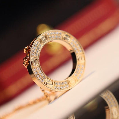 [Stellar Jewelry]LOVE NECKLACE ADJUSTABLE ROSE GOLD