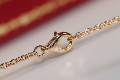 [Stellar Jewelry]LOVE NECKLACE PINK GOLD AND SILVER