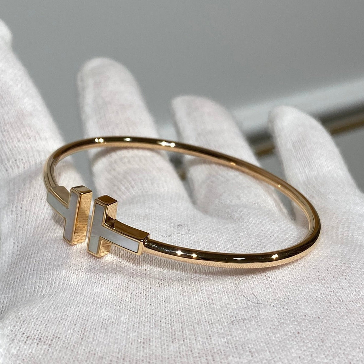 [Stellar jewels]T BRACELET 1.8MM MOP PINK GOLD
