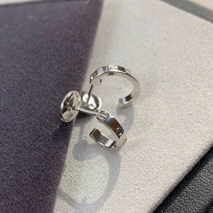 [Stellar Jewelry]LOVE EARRINGS 2.65MM SILVER