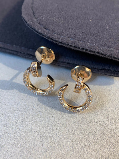 [Stellar Jewelry]JUSTE EARRINGS GOLD DIAMONDS