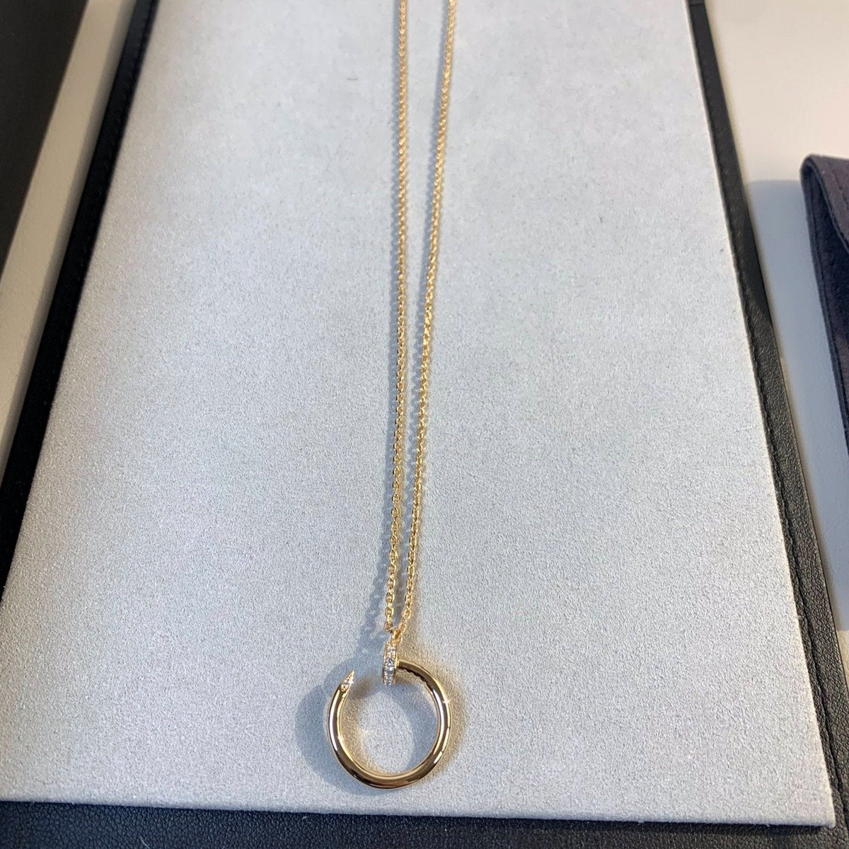 [Stellar Jewelry]JUSTE NECKLACE PINK GOLD