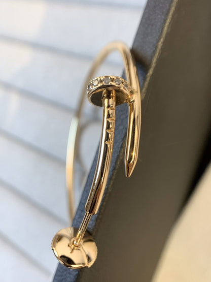 [Stellar Jewelry]JUSTE EARRINGS GOLD DIAMONDS 1.8MM