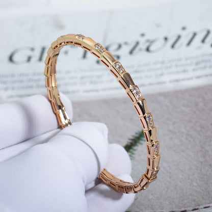 [Stellar Jewelry]SERPENTI SMALL BRACELET PINK GOLD DIAMOND