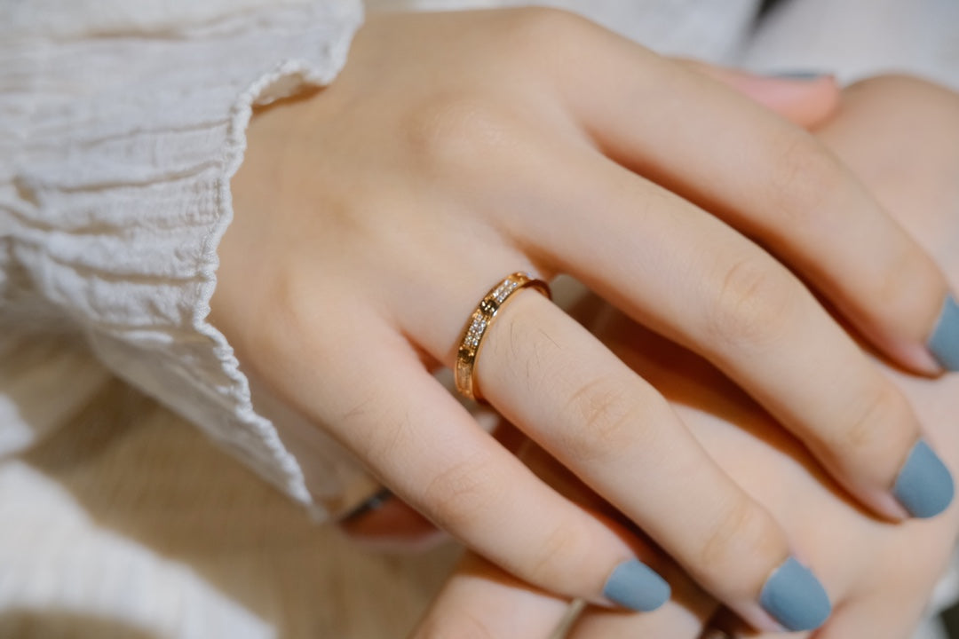 [Stellar Jewelry]LOVE RING 2.65MM DIAMOND