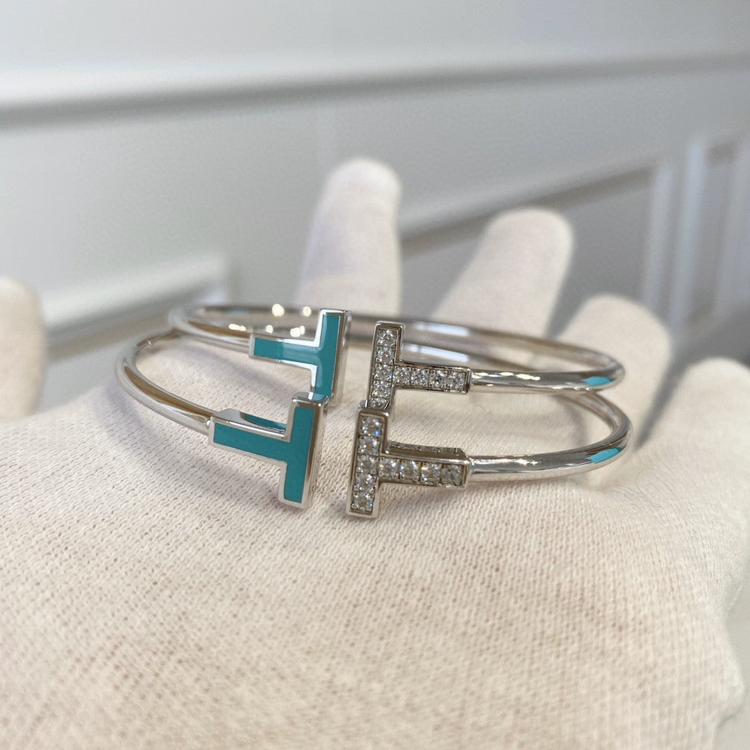 [Stellar jewels]T BRACELET 1.8MM TURQUOISE DIAMOND