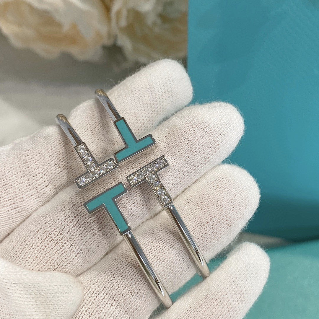 [Stellar jewels]T BRACELET 1.8MM TURQUOISE DIAMOND