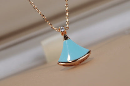 [Stellar Jewelry]DREAM NECKLACE TURQUOISE PINK GOLD