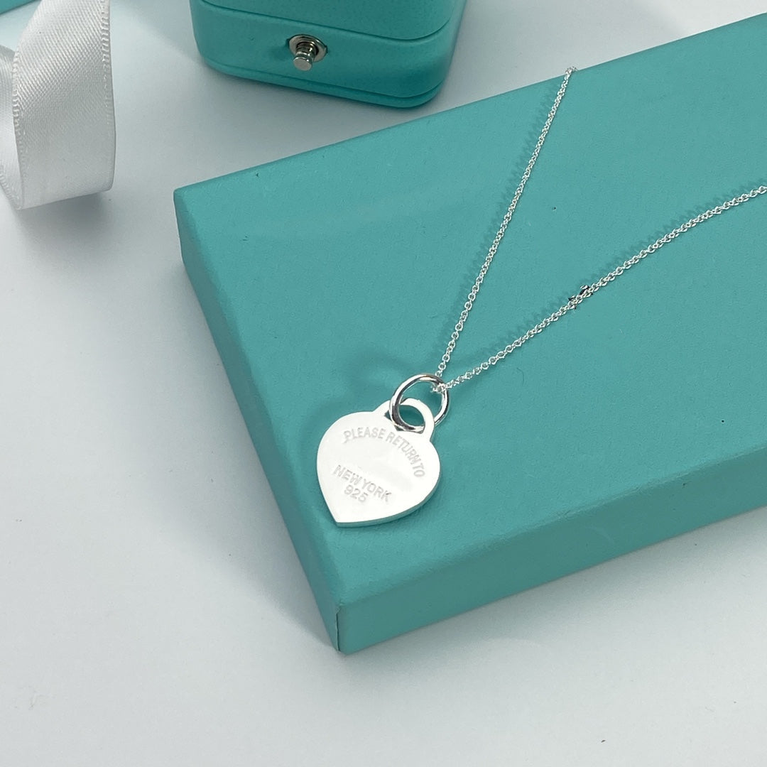 [Stellar jewels]HEART PEDANT SILVER NECKLACE
