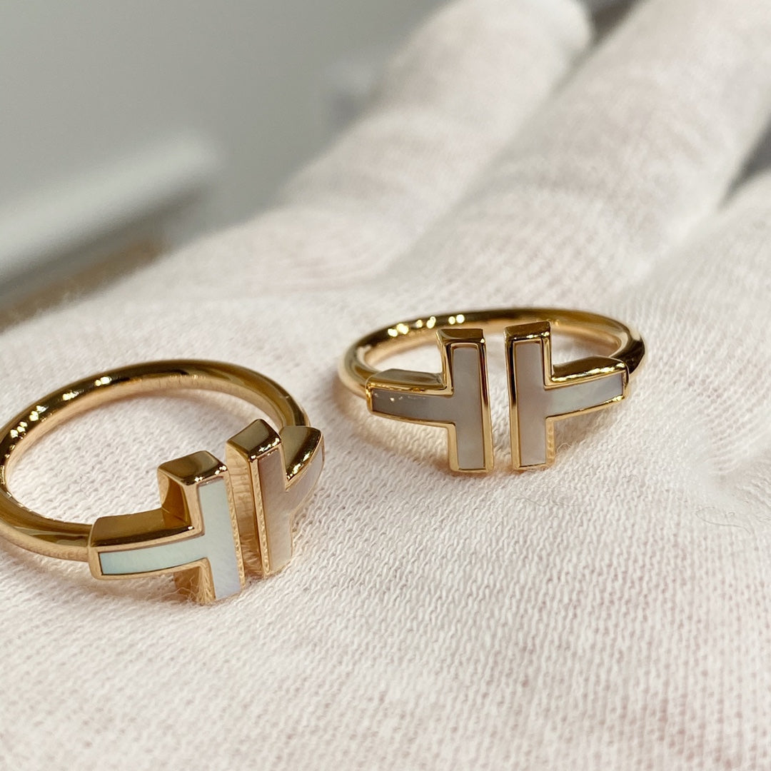 [Stellar jewels] WIRE MOP RING PINK GOLD