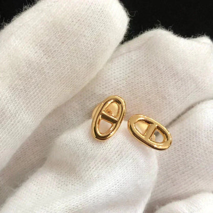 [Stellar Jewelry]CHAINE SMALL EARRINGS GOLD AND SILVER
