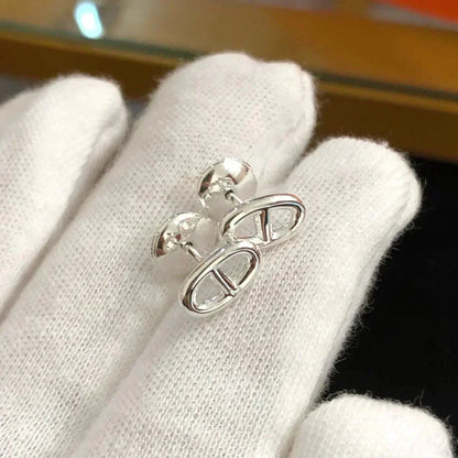 [Stellar Jewelry]CHAINE SMALL EARRINGS GOLD AND SILVER