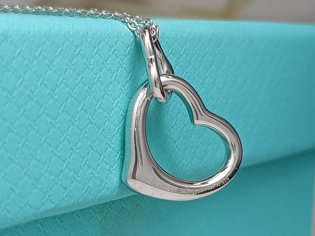 [Stellar jewels]DOUBLE HEART SILVER NECKLACE