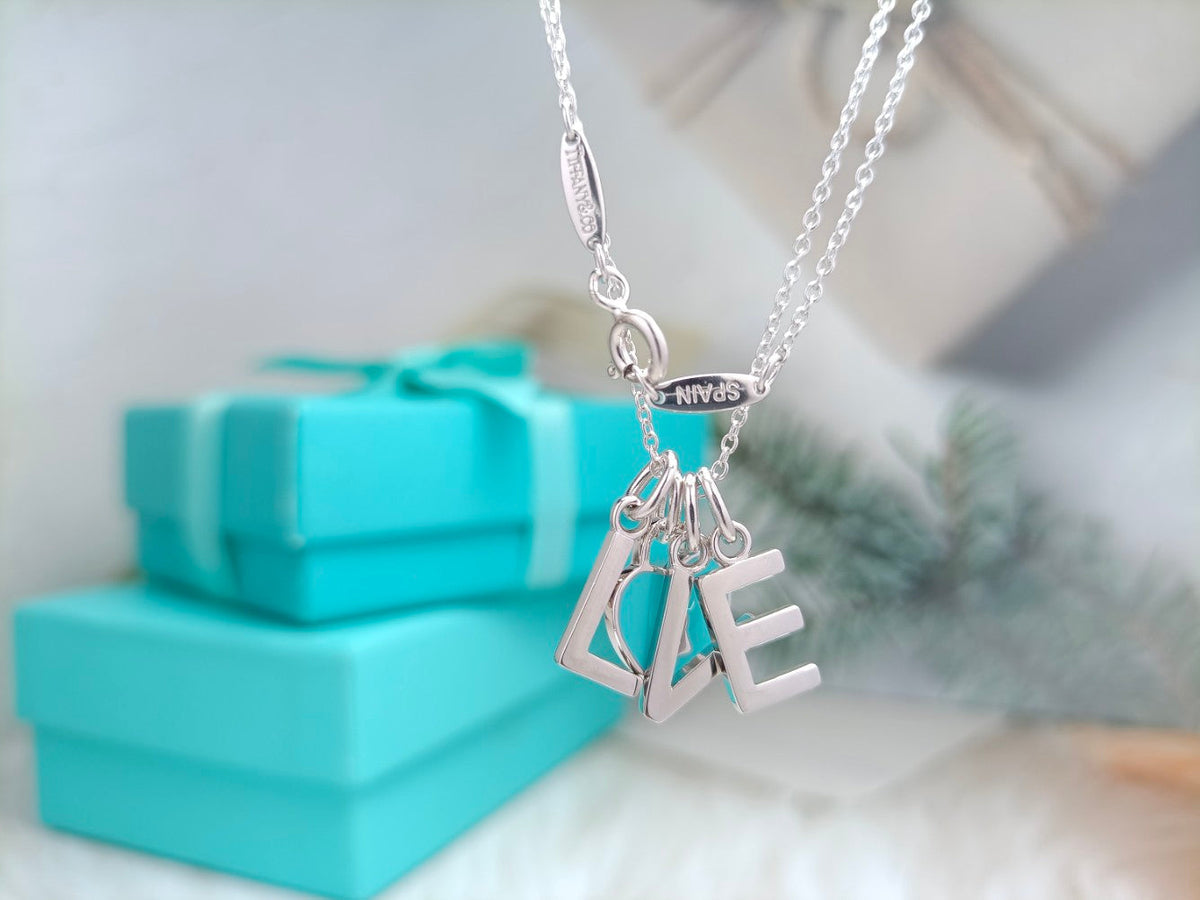 [Stellar jewels]LOVE TEXT PEDANT NECKLACE