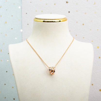 [Stellar Jewelry]SERPENTI PINK GOLD NECKLACE DIAMOND