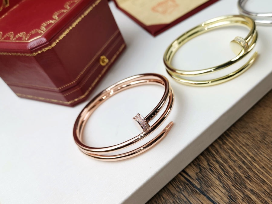 [Stellar Jewelry]JUSTE BRACELET 3.5MM DOUBLE ROW DIAMOND
