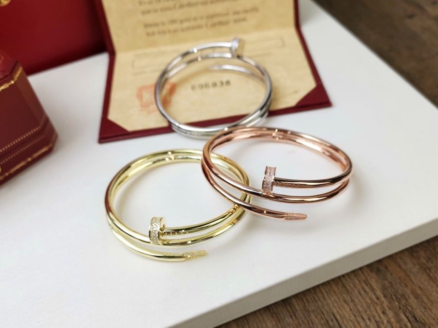 [Stellar Jewelry]JUSTE BRACELET 3.5MM DOUBLE ROW DIAMOND