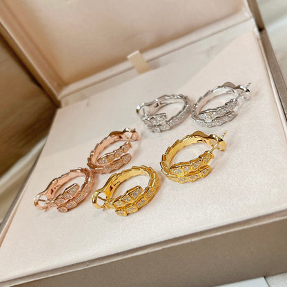 [Stellar Jewelry]SERPENTI EARRINGS DIAMOND