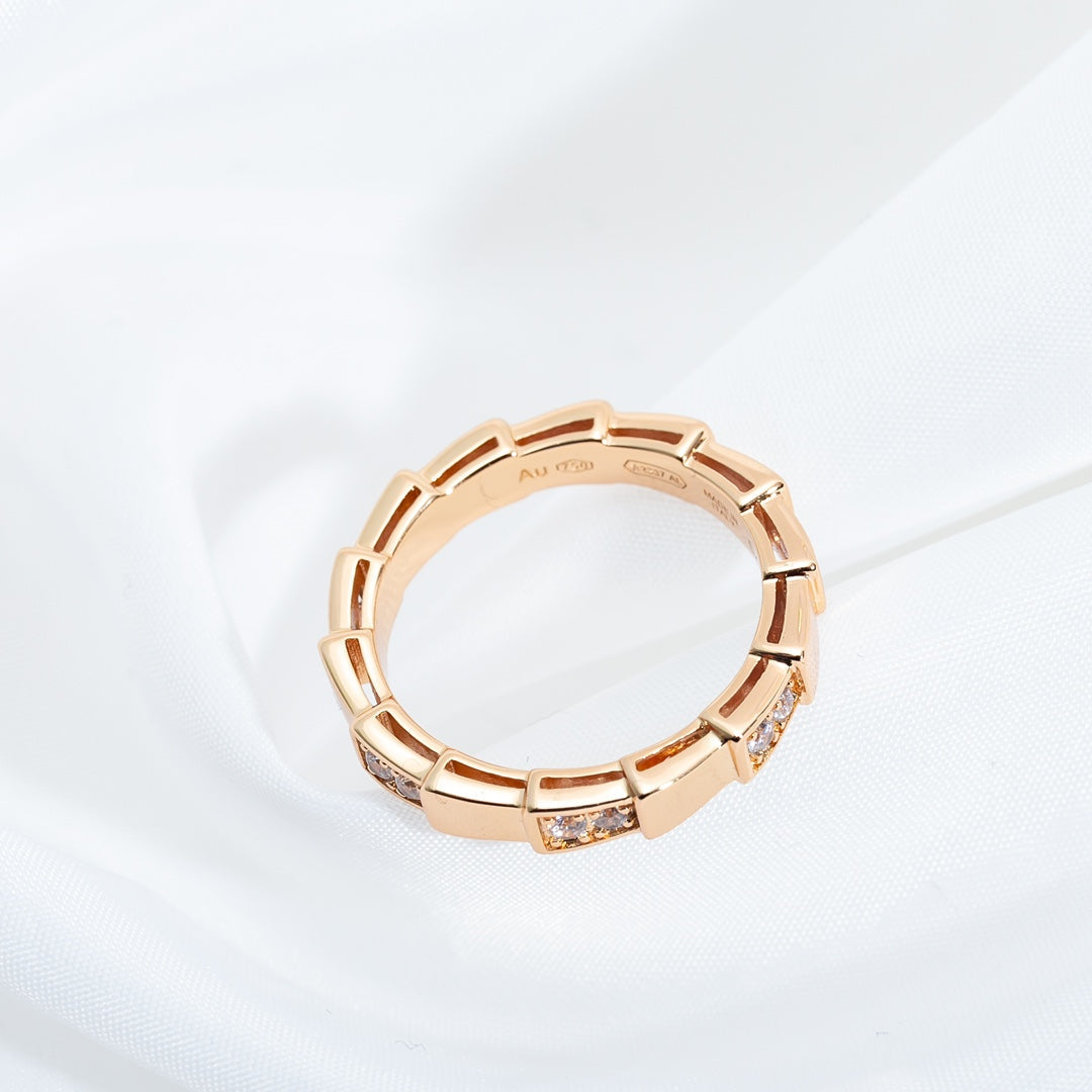 [Stellar Jewelry]SERPENTI RING PINK GOLD  3MM