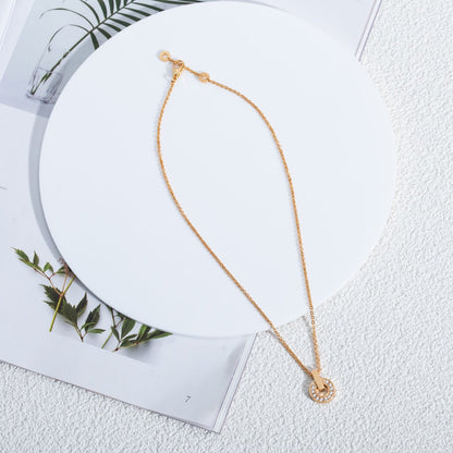 [Stellar Jewelry]GARI NECKLACE PINK GOLD DIAMOND