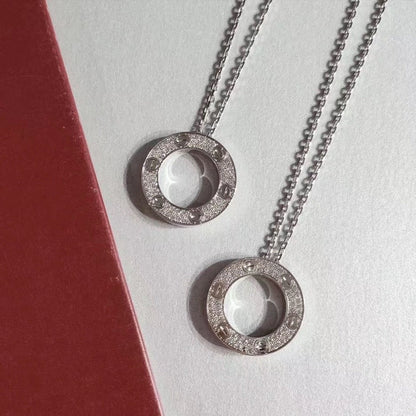 [Stellar Jewelry]LOVE NECKLACE ADJUSTABLE SILVER