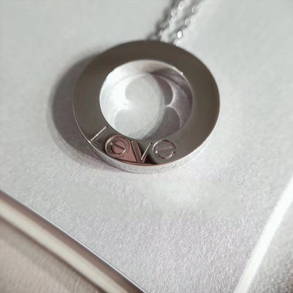 [Stellar Jewelry]LOVE NECKLACE ADJUSTABLE SILVER
