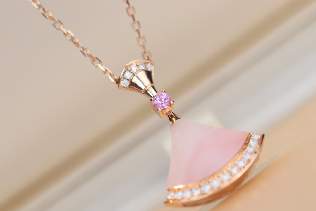 [Stellar Jewelry]DREAM NECKLACE PINK MOP DIAMOND