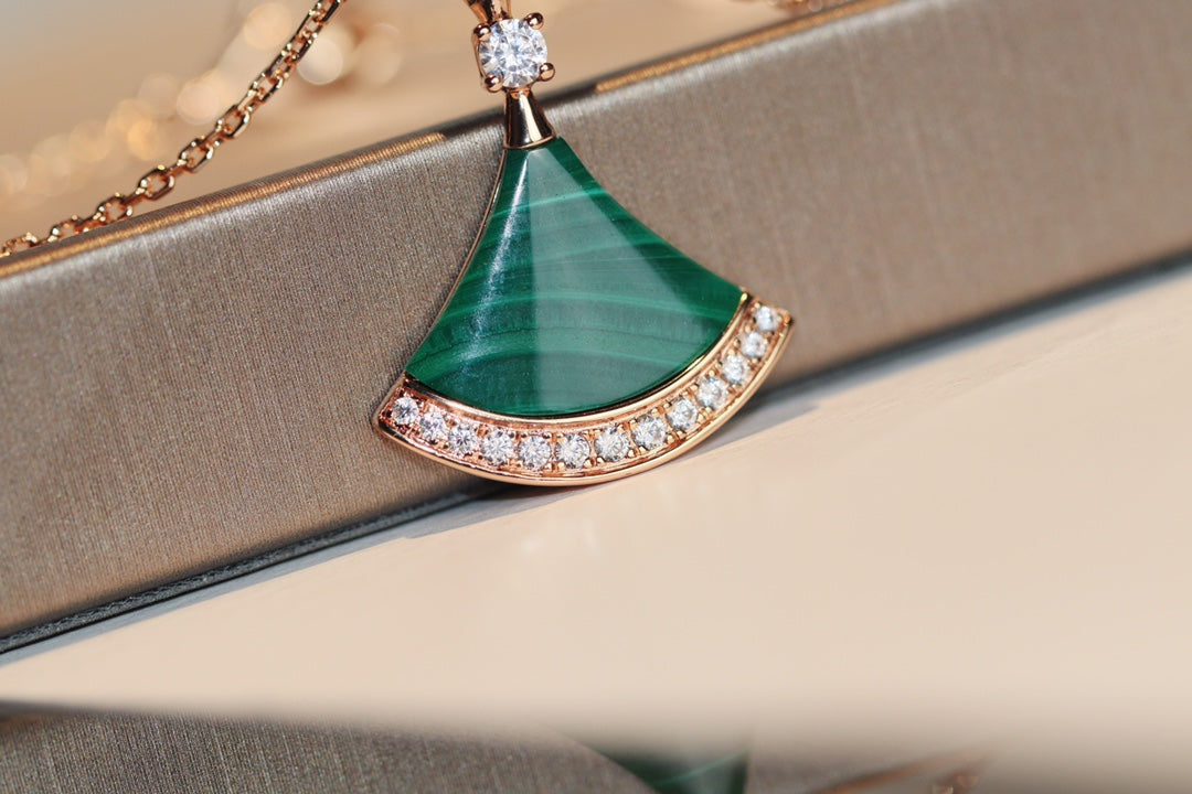 [Stellar Jewelry]DREAM NECKLACE MALACHITE DIAMOND