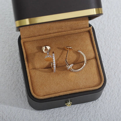 [Stellar Jewelry]JUSTE FULL DIAMOND SMALL EARRINGS