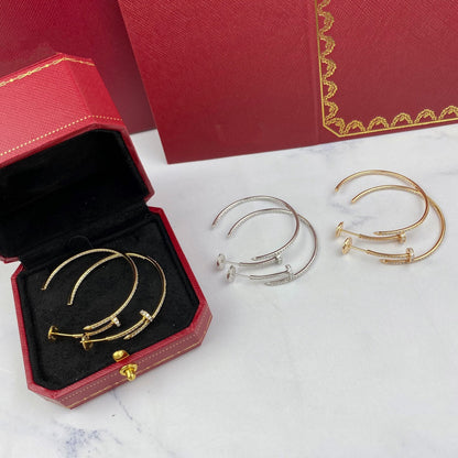 [Stellar Jewelry]JUSTE EARRINGS FULL DIAMONDS 1.8MM