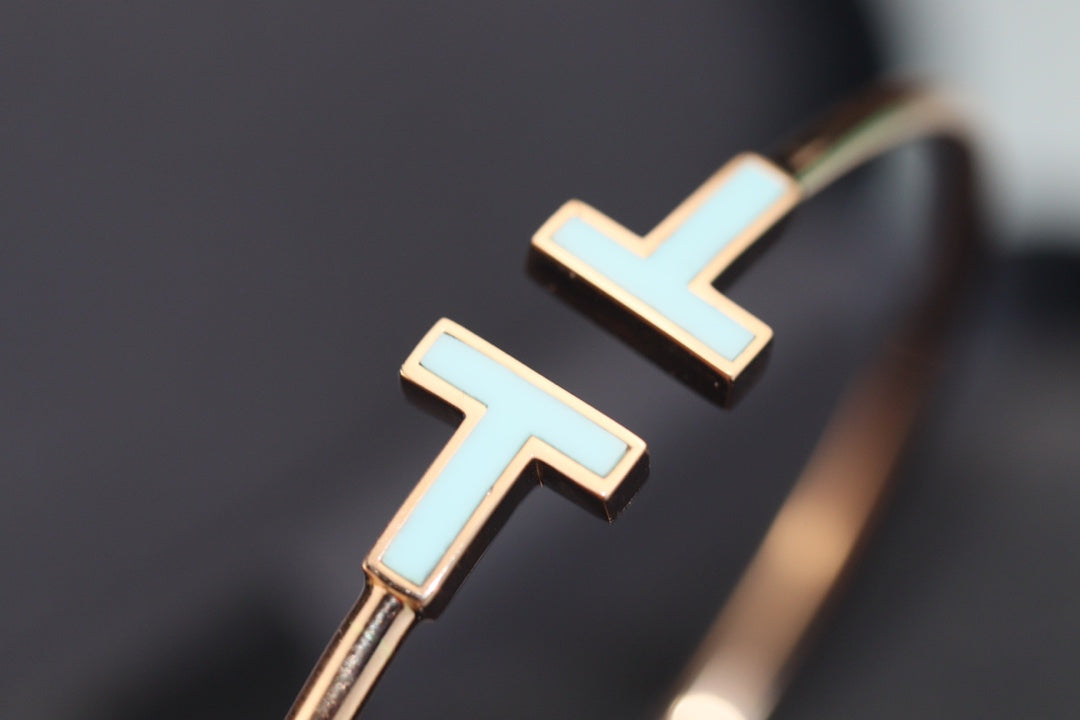 [Stellar jewels]T BRACELET 1.8MM TURQUOISE PINK GOLD
