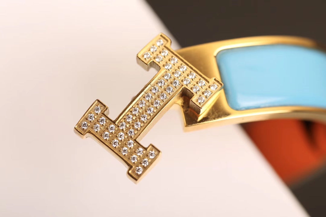 [Stellar Jewelry]H CLOUD BLUE BRACELET GOLD DIAMOND
