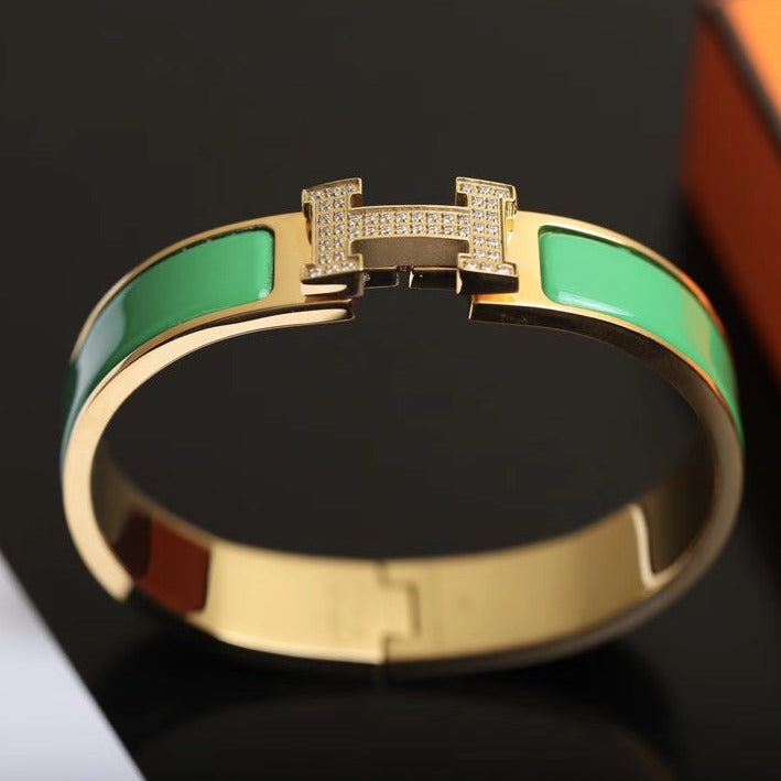 [Stellar Jewelry]H BRACELET GOLD DIAMOND