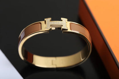 [Stellar Jewelry]H BRACELET GOLD DIAMOND