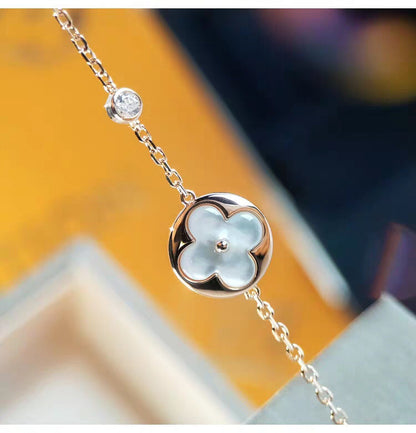 [Stellar Jewelry]SUN MOP GOLD 1 DIAMOND NECKLACE