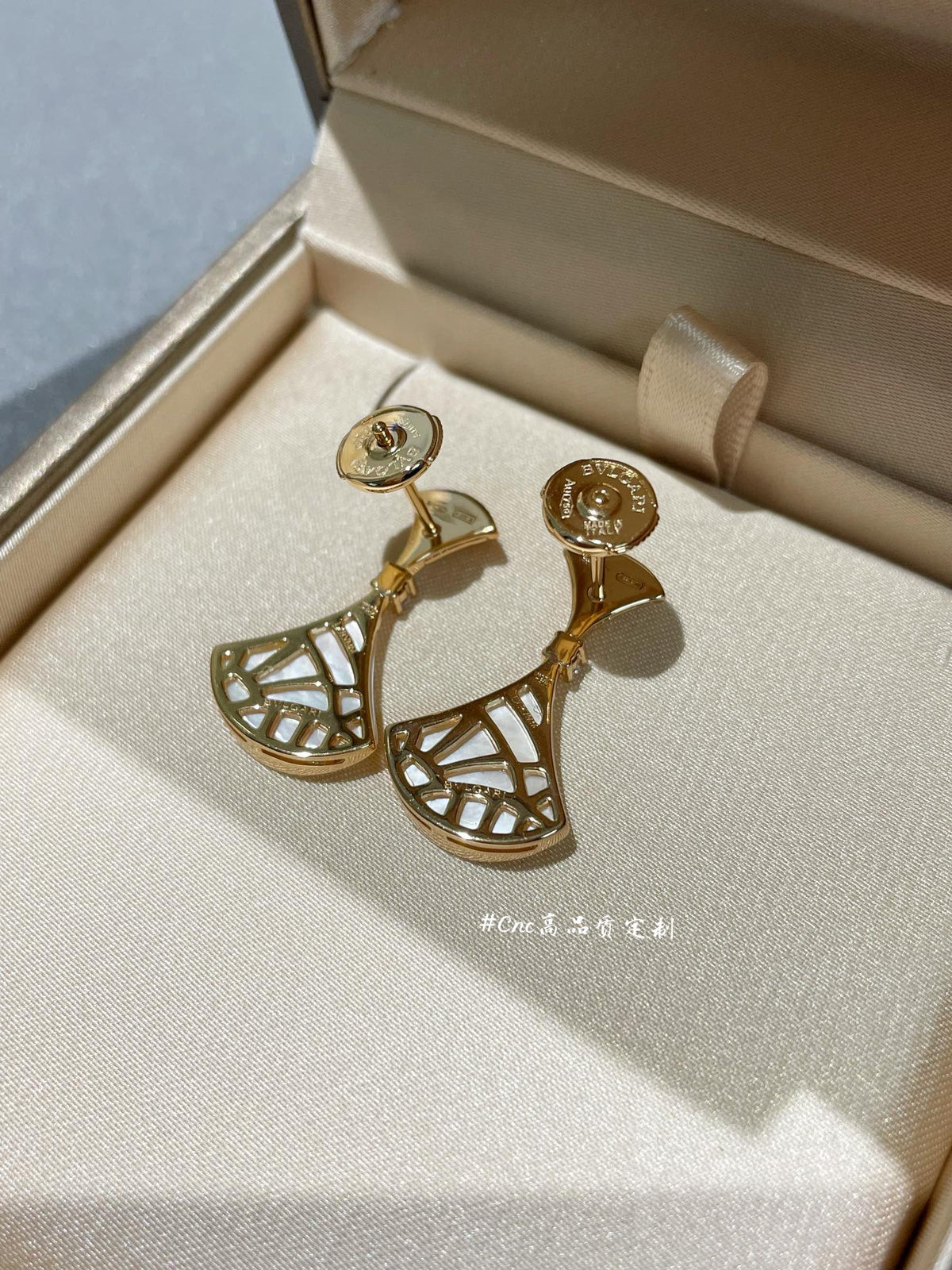 [Stellar Jewelry]DREAM MOP 1 DIAMOND EARRINGS