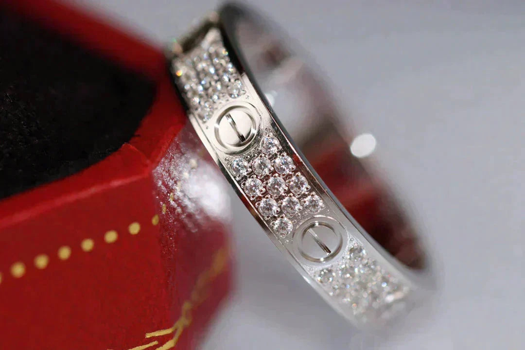 [Stellar Jewelry]LOVE RING 3.6MM DIAMOND PAVED