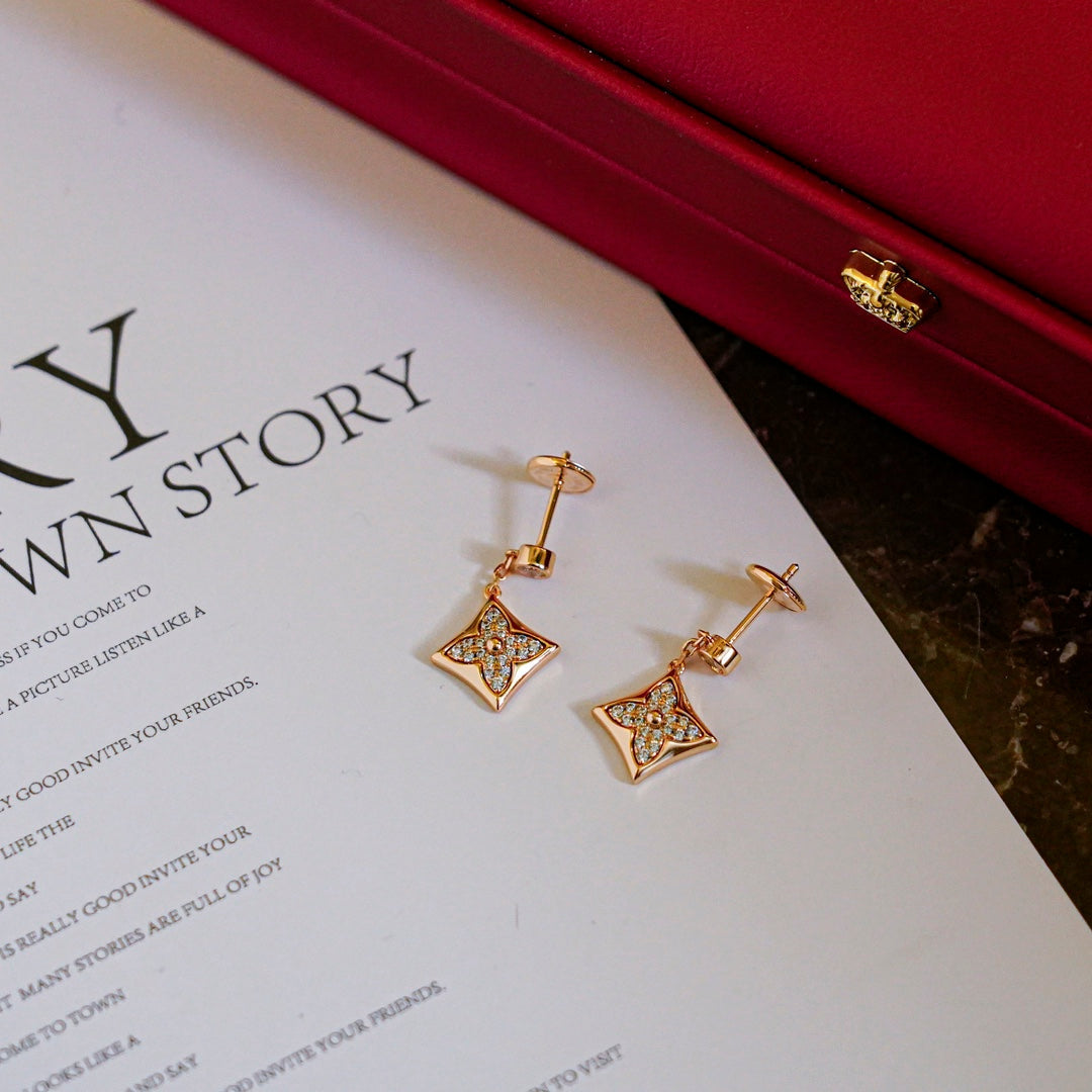 [Stellar Jewelry]STAR DIAMONDS EARRINGS GOLD